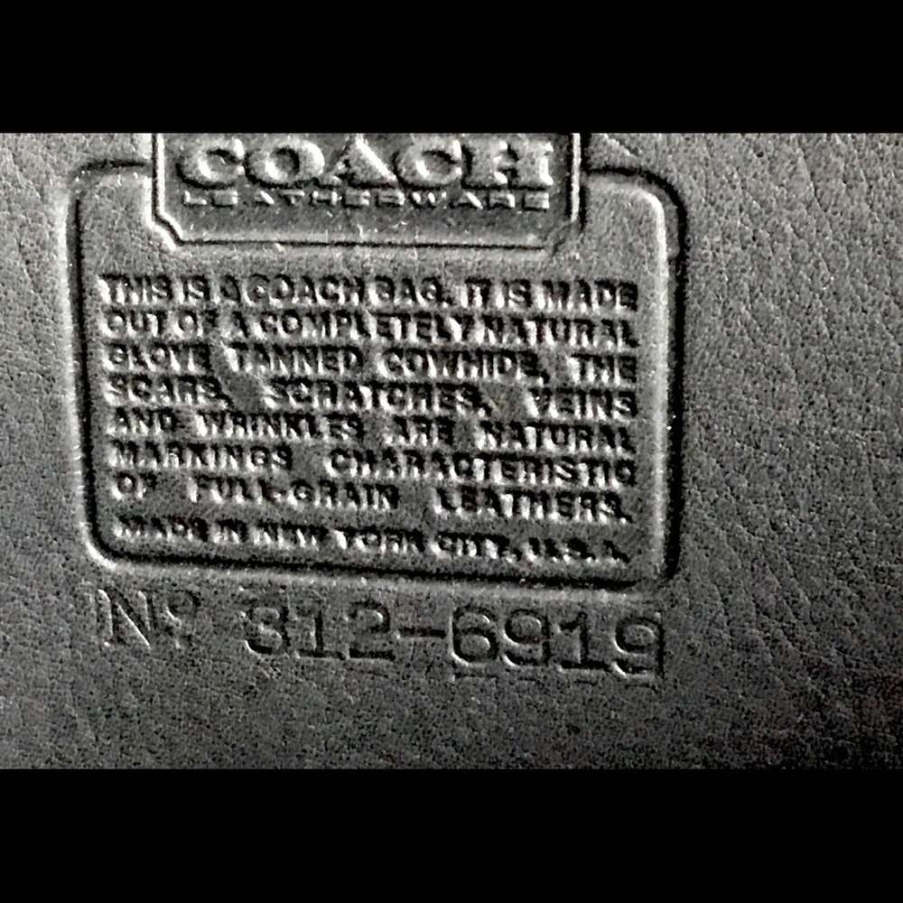 💼Host Pick! Coach Black Laptop Briefcase #6919💼 - Picture 6 of 6